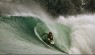 "Essa é a onda de Nias, o principal pico da Sumatra e um dos melhores tubos de direita do mundo. A só funciona com um swell grande mas é mais tranquila de se surfar do que Desert Point, com o fundo de coral não tão raso." – Stanley Cieslik. Foto: Justin Bu'ulolo