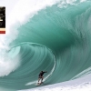 Nathan Fletcher na maior bomba do swell em Teahupoo. Foto: Bruno Lemos/Billabong XXL.