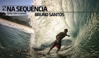 Bruno Santos fazendo o que sabe de melhor em Itacoatiara. Foto: Tony D'Andrea Bruno Santos fazendo o que sabe de melhor em Itacoatiara. Foto: Tony D'Andrea