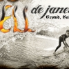 Tiago Arraes "segurando a barra" do verão carioca em Ipanema. Muitas vezes é melhor estar dentro d'água mesmo com as marolas fechando, porque nunca se sabe quando o flat voltará a reinar na cidade. Foto: Pedro Fortes