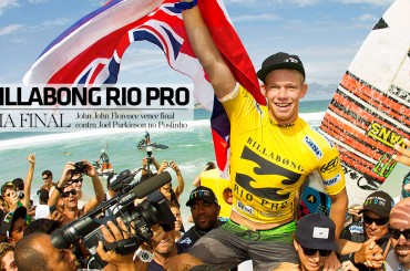 No último dia de Billabong Rio Pro, o mar, apesar de menor, ainda proporcionava tubos e rampas para aéreos. O cenário era perfeito para o tipo de surf progressivo do prodígio havaiano John John Florence. Foto: ASP