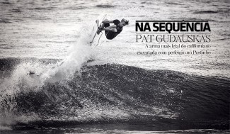 O rodeo flip é a marca registrada do californiano Patrick Gudauskas. Depois de voltar às competições, no Nike Lowers Pro, recuperado de uma lesão no tornozelo sofrida durante um aéreo como este, Pat não se poupou. Ele já havia tentado um destes durante a competição em Trestles, porém, abortou a aterrisagem, talvez pelo risco de outra contusão... O rodeo flip é a marca registrada do californiano Patrick Gudauskas. Depois de voltar às competições, no Nike Lowers Pro, recuperado de uma lesão no tornozelo sofrida durante um aéreo como este, Pat não se poupou. Ele já havia tentado um destes durante a competição em Trestles, porém, abortou a aterrisagem, talvez pelo risco de outra contusão...
