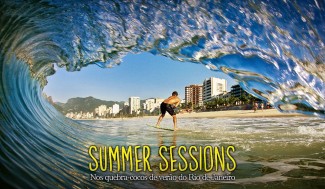Enquanto os surfistas cariocas estão deprimidos devido a falta de ondas, os skimboarders estão bem contentes com a situação. Os intermináveis swells de leste do verão carioca costuma proporcionar ótimas condições para o skimboard. O fundo fica perfeito, as ondas bem formadas e fáceis. E, quando entra aquele micro swell de sul, as ondas ficam ainda melhores! Com mais força mas ainda quebrando na beira o suficiente. Na foto: Guilherme Vaz © Andre Magarao