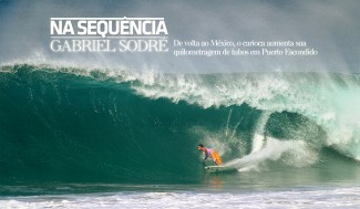 Gabriel Sodré voltou mais uma vez ao México este ano para aumentar sua quilometragem de tubos, mesmo sem um patrocínio principal. O carioca vem mostrando seu forte espírito Go For It, dando "nó em pingo d'água" para conseguir continuar correndo atrás de bombas como essa. Fotos: Daniel Nava Gabriel Sodré voltou mais uma vez ao México este ano para aumentar sua quilometragem de tubos, mesmo sem um patrocínio principal. O carioca vem mostrando seu forte espírito Go For It, dando "nó em pingo d'água" para conseguir continuar correndo atrás de bombas como essa. Fotos: Daniel Nava
