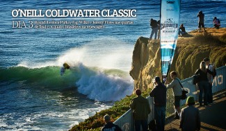 No terceiro dia de O'Neill Coldwater Classic 2013, o Round 3 e Round 4 foram finalizados com ondas de até 1 metro. Foto: Miller No terceiro dia de O'Neill Coldwater Classic 2013, o Round 3 e Round 4 foram finalizados com ondas de até 1 metro. Foto: Miller