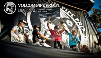 Pela terceira vez consecutiva, John John Florence vence o Volcom Pipe Pro e se consagra ainda mais entre os melhores do mundo em Pipeline. Foto: Tom Carey/Volcom Pela terceira vez consecutiva, John John Florence vence o Volcom Pipe Pro e se consagra ainda mais entre os melhores do mundo em Pipeline. Foto: Tom Carey/Volcom
