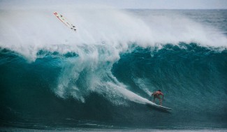 Kawai Lindo, segundos antes de ficar $1.000 dólares mais rico com seu tubo nota 10. Foto: Bielmann/Volcom