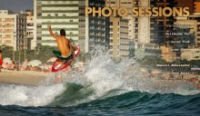 Os registros de Andre Magarao com alguns dos melhores skimboarders do Brasil e do mundo, pelas praias da Zona Sul durante o verão carioca. Nesta: Quando as ondas ficam realmente flats, o Leblon passa a ser uma opção. Guilherme Vaz em um FS Stalefish. Foto: Andre Magarao