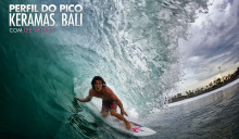 A onda de Keramas, em Bali, será palco da quinta etapa do WCT. Na véspera do campeonato, a Layback te traz ninguém menos que Lee Wilson, o local mais expressivo de Bali, para apresentar Keramas detalhadamente neste Perfil do Pico. Nesta, ele abre a matéria com propriedade. Foto: Diogo d'Orey
