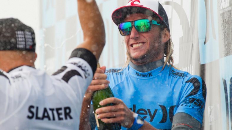 Apesar de ter perdido na final, Owen era só alegria. Foto: Divulgação/ASP