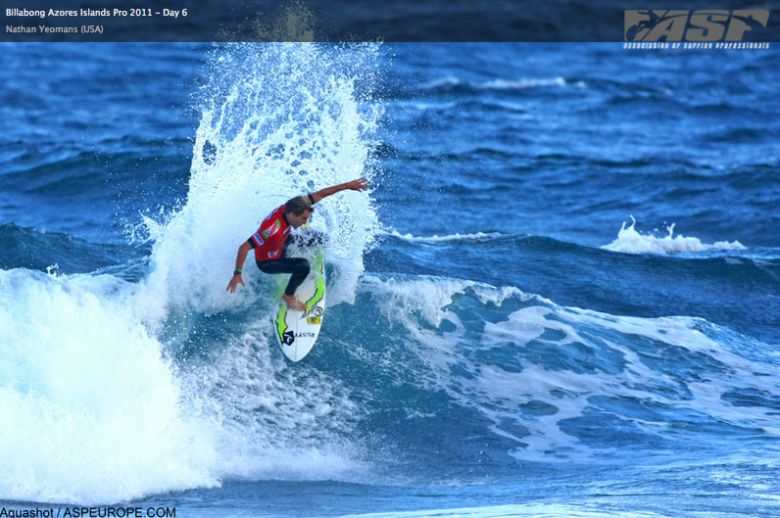 Nathan Yeomans ficou com o vice em Portugal. Foto: ASP Europa.