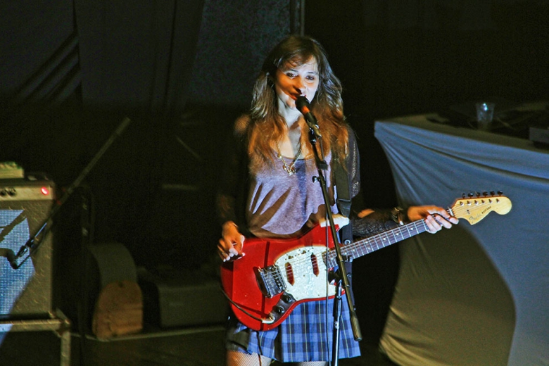 A guitarrista e vocalista Theresa Wyman. Foto: Marcos Myara