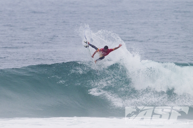 Alejo foi outro jovem canarinho a fazer bonito. Foto: Kirstin/ASP