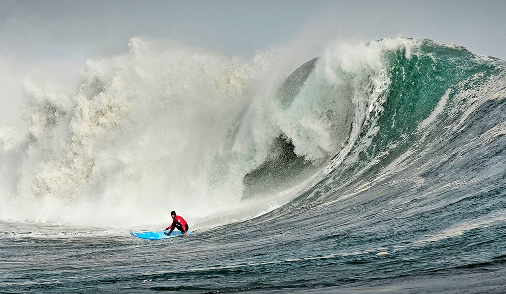 O peruano Gabriel Villaran é mais um dos maiores expoentes da nova safra sul-americana de big riders. Foto: Escobar / BWWT.
