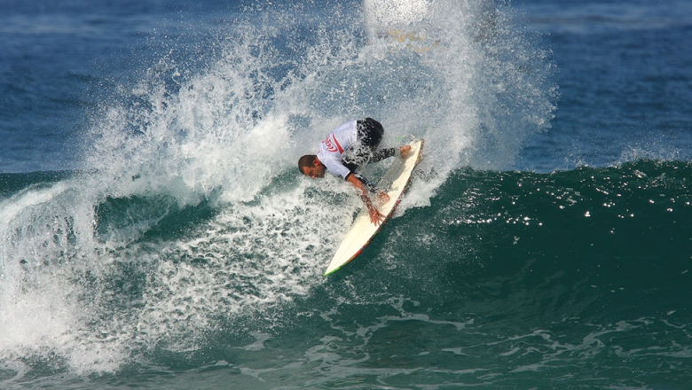 Neco Padaratz foi uma das grandes promessas para o tão esperado título mundial brasileiro. Foto: Daniel Smorigo / ASP