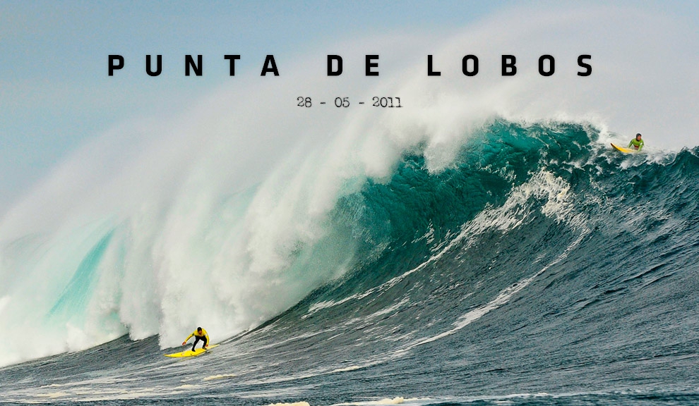 Maior conhecedor do pico chileno, o local Ramon Navarro deu show ao descer cavando em algumas das maiores do dia durante a etapa do Big Wave World Tour em Punta de Lobos. Foto: Escobar / BWWT.