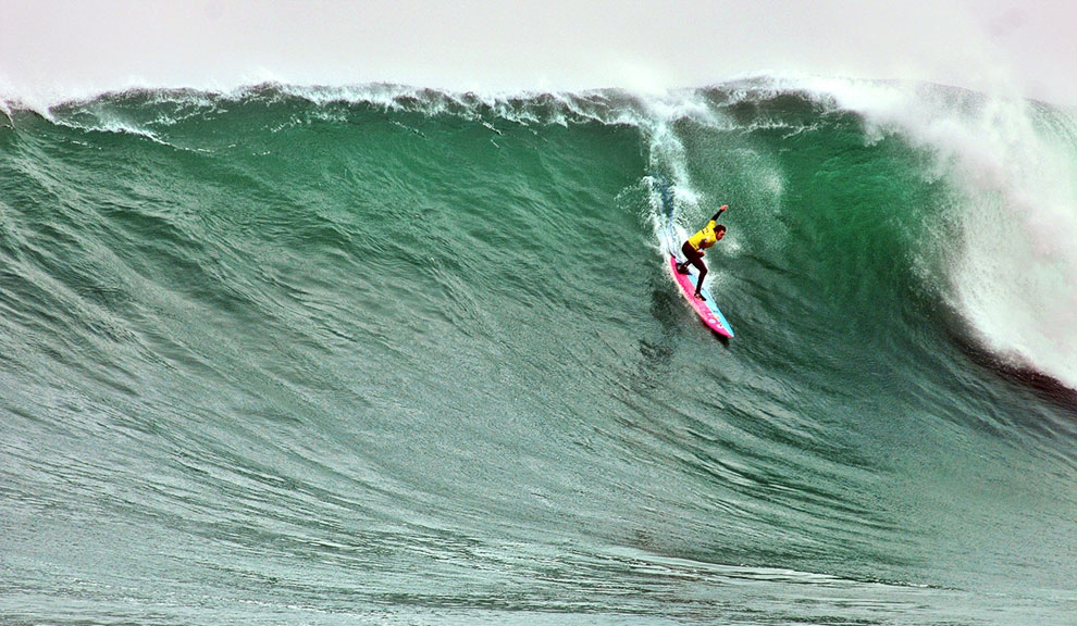 Atual campeão mundial do BWWT, o havaiano Jamie Sterling adora as ondas do Pacífico Sul. Foto: Rommel Gonzales / BWWT.
