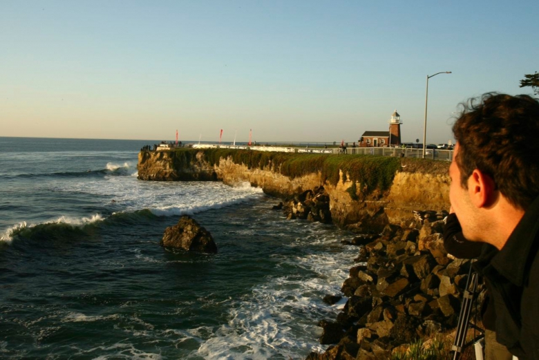 Jordy Smith apreciando o visual.