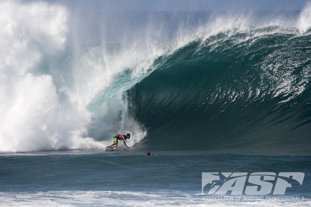 O destaque Evan Valiere, local e especialista em Pipe. Foto: ASP