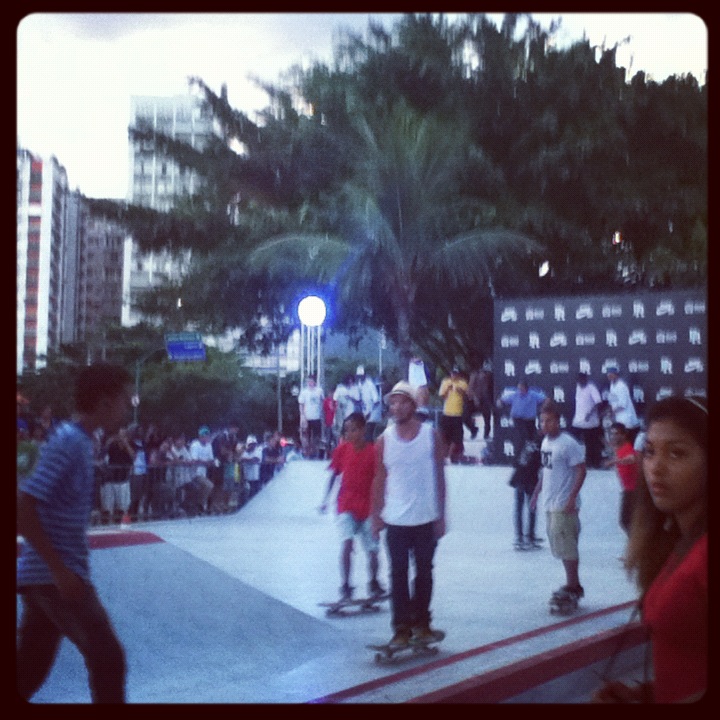 NikeSB inaugura skatepark na Lagoa. Foto: Davi Fernandes