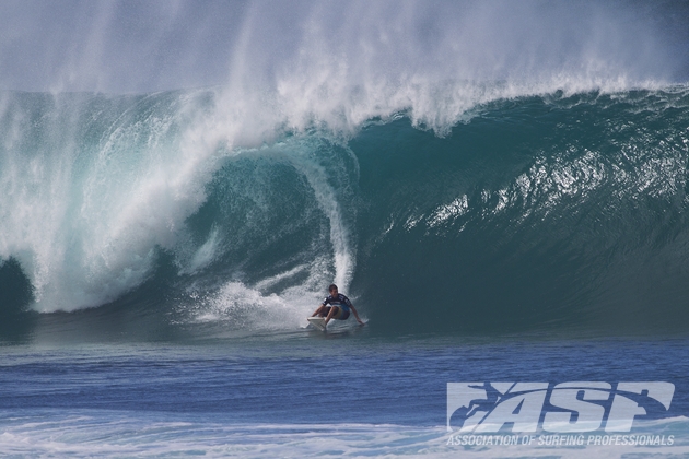 Hank Gaskell é outro que provavelmente não veríamos em outro evento do World Tour que não seja o Pipemasters. Foto: ASP/Kirstin