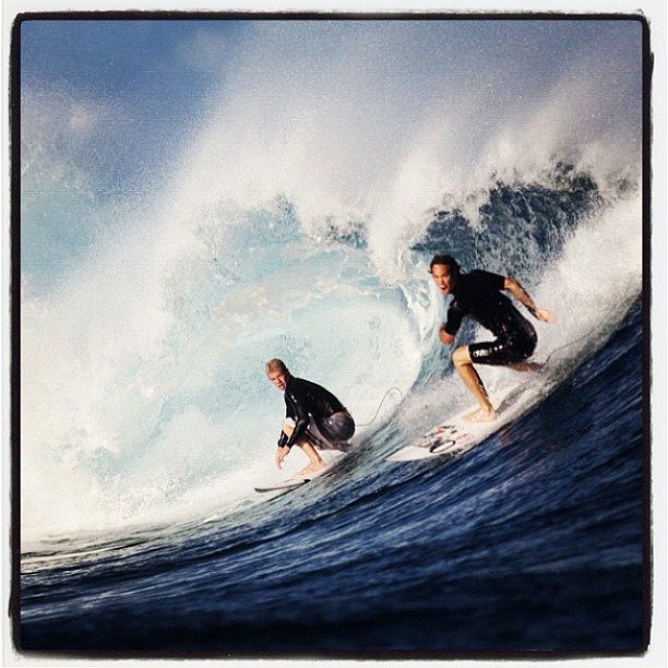 Jordy Smith e John John Florence.