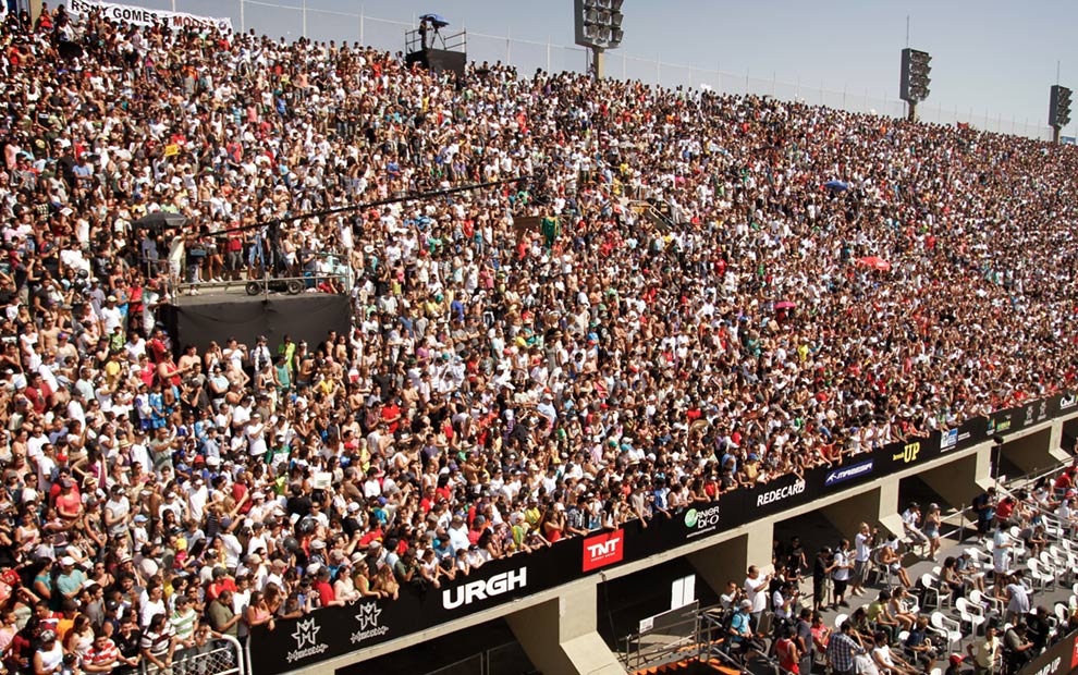 20.000 pessoas, domingo de sol e performances de alto nível na Megarampa. Foto: Marcos Myara
