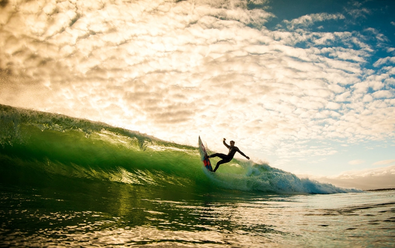 Biel Garcia e um cenário bem surreal. Foto: Henrique Pinguim