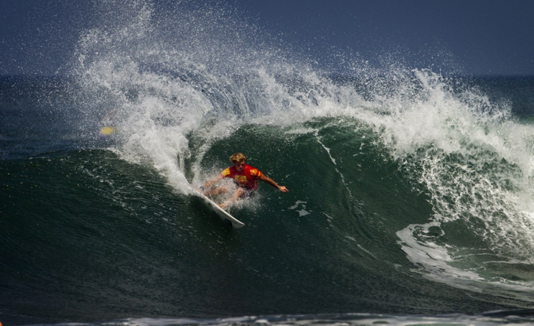 Como era de se esperar, John John Florence mostrou um surf quase desumano durante todo o campeonato. Foto: Kirstin