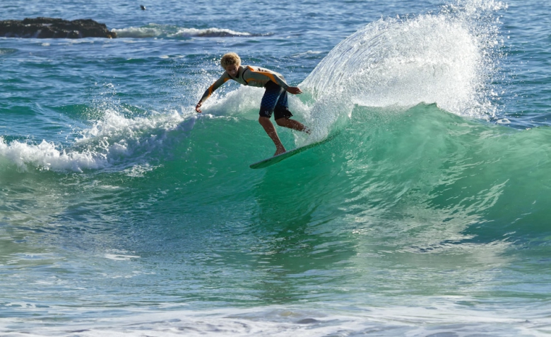 Blair Conklin em mais uma session em West Street durante o inverno californiano. Foto: Andre Magarao