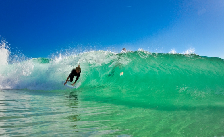 Diversão infinita mesmo quando as ondas estão ruins. Foto: Andre Magarao