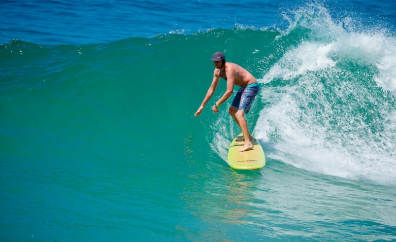 Steve Taylor em 10th Street, Laguna Beach. Foto: Andre Magarao