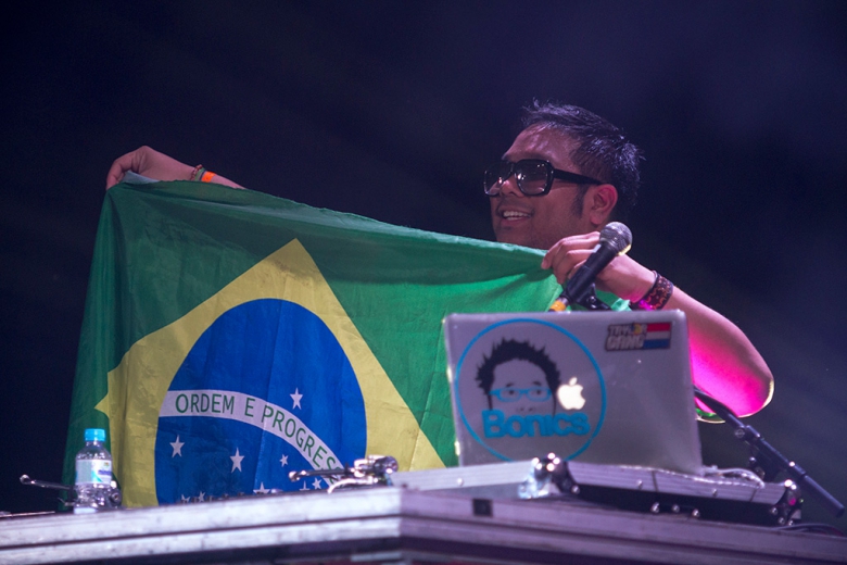 DJ Bonics, Fundição Progresso, 12 de janeiro de 2013. Foto: Bruno Brasil