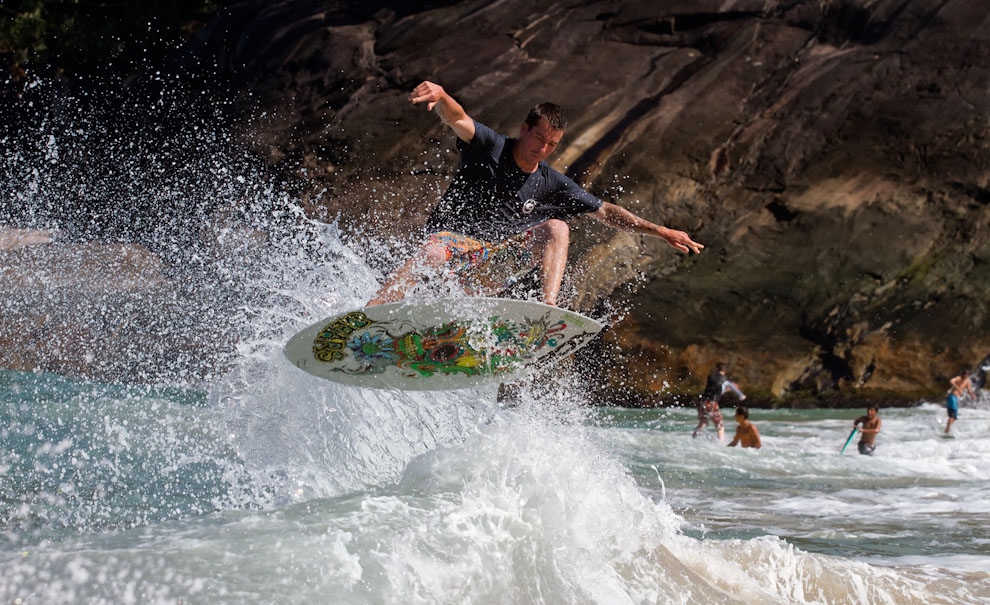 Mais um aéreo de frontside do Brandon Sears. Foto: Andre Magarao