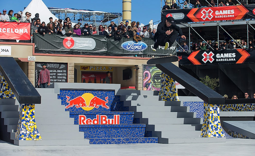Luan Oliveira durante a Impact Section do Street League. Foto: Bryce Kanights / ESPN Images