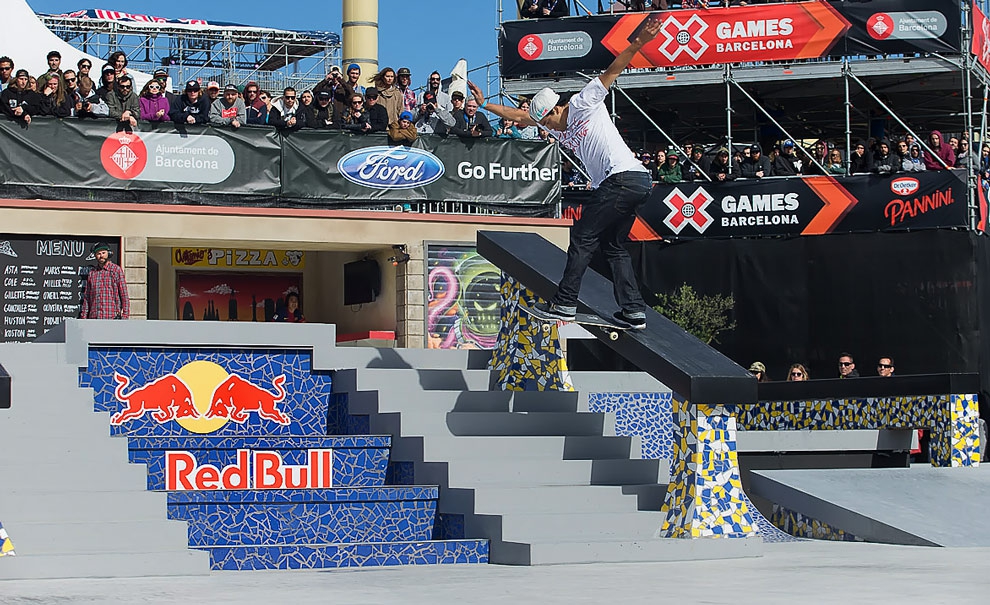 O estiloso Paul Rodriguez terminou em 2º lugar no Street League depois de uma emocionante disputa com Nyjah. Foto: Bryce Kanights / ESPN Images