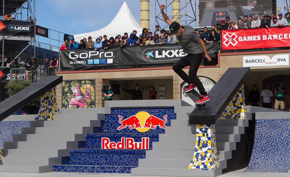 Nyjah Huston aumentou sua hegemonia no Street League. Foto: Matt Morning / ESPN Images