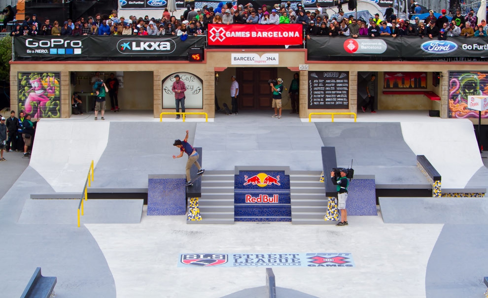 Sean Malto, com seu estilo super clean, ficou em 4º lugar em Barcelona. Foto: Matt Morning / ESPN Images