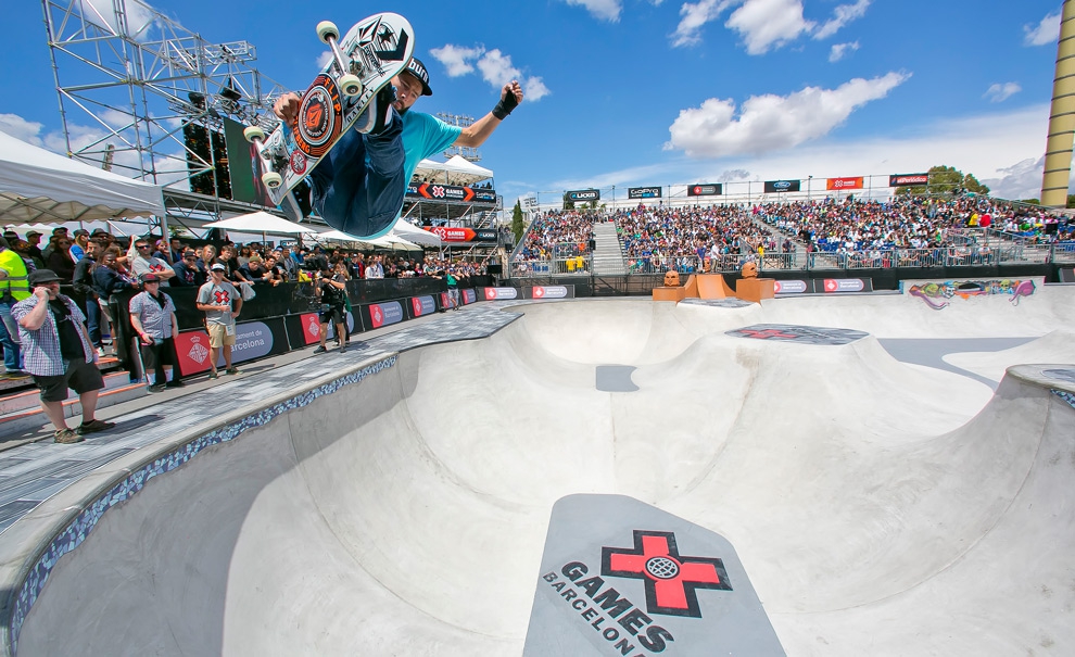 O dinamarquês Rune Glifberg terminou em 4º no evento de Park em Barcelona. Foto: Tomas Zuccareno / ESPN Images