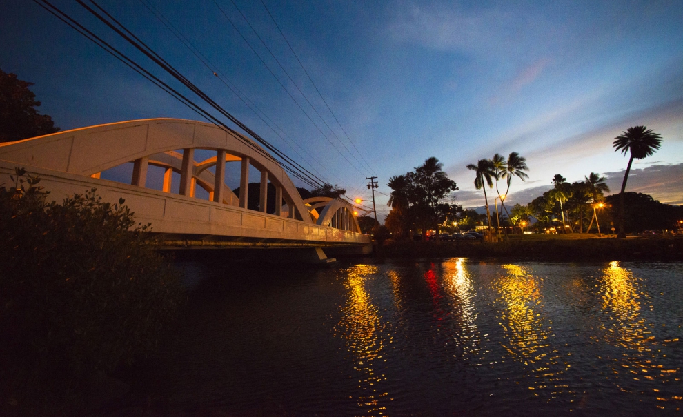 Haleiwa Bridge, Honolulu. Foto: Pedro Gomes