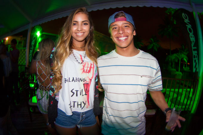 Peterson Crisanto e a patroa prestigiando o evento.