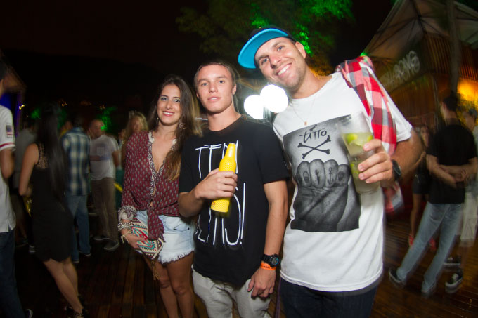 Vanessa (Billabong), Alemão e Gaguinho (Barber Chopp).