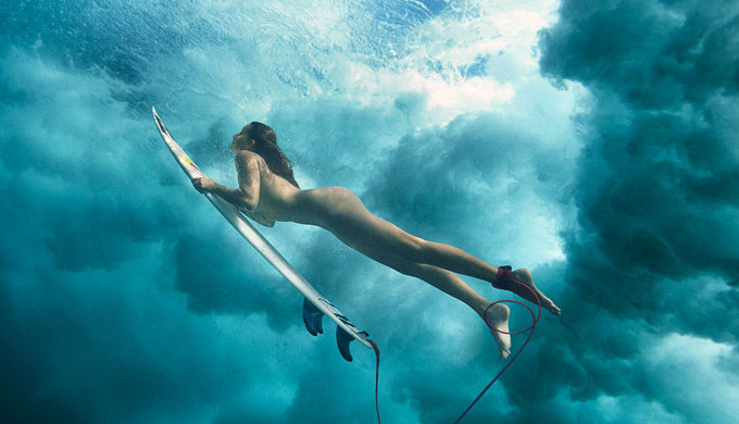 Maya Gabeira para o The Body Issue. Foto: ESPN