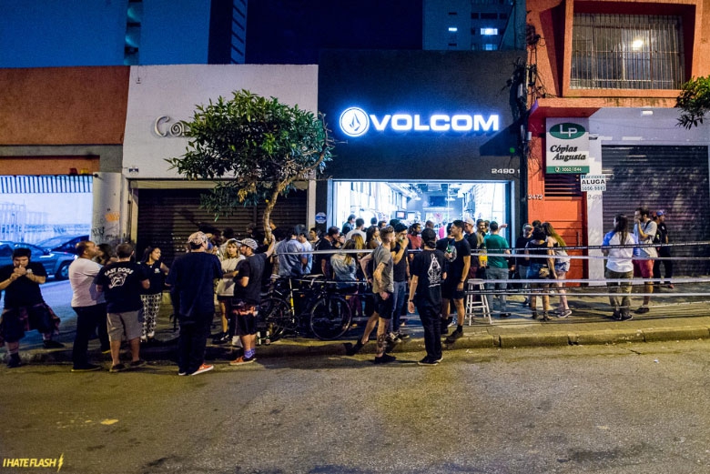 Nova Flagship Volcom, na Rua Augusta 2490, São Paulo.