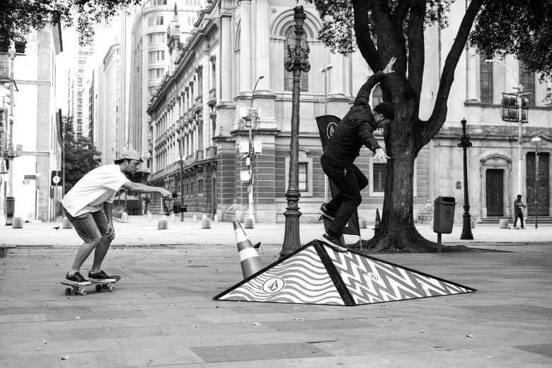 Biano Bianchin estreando o pico. Foto: Fabiano Rodrigues